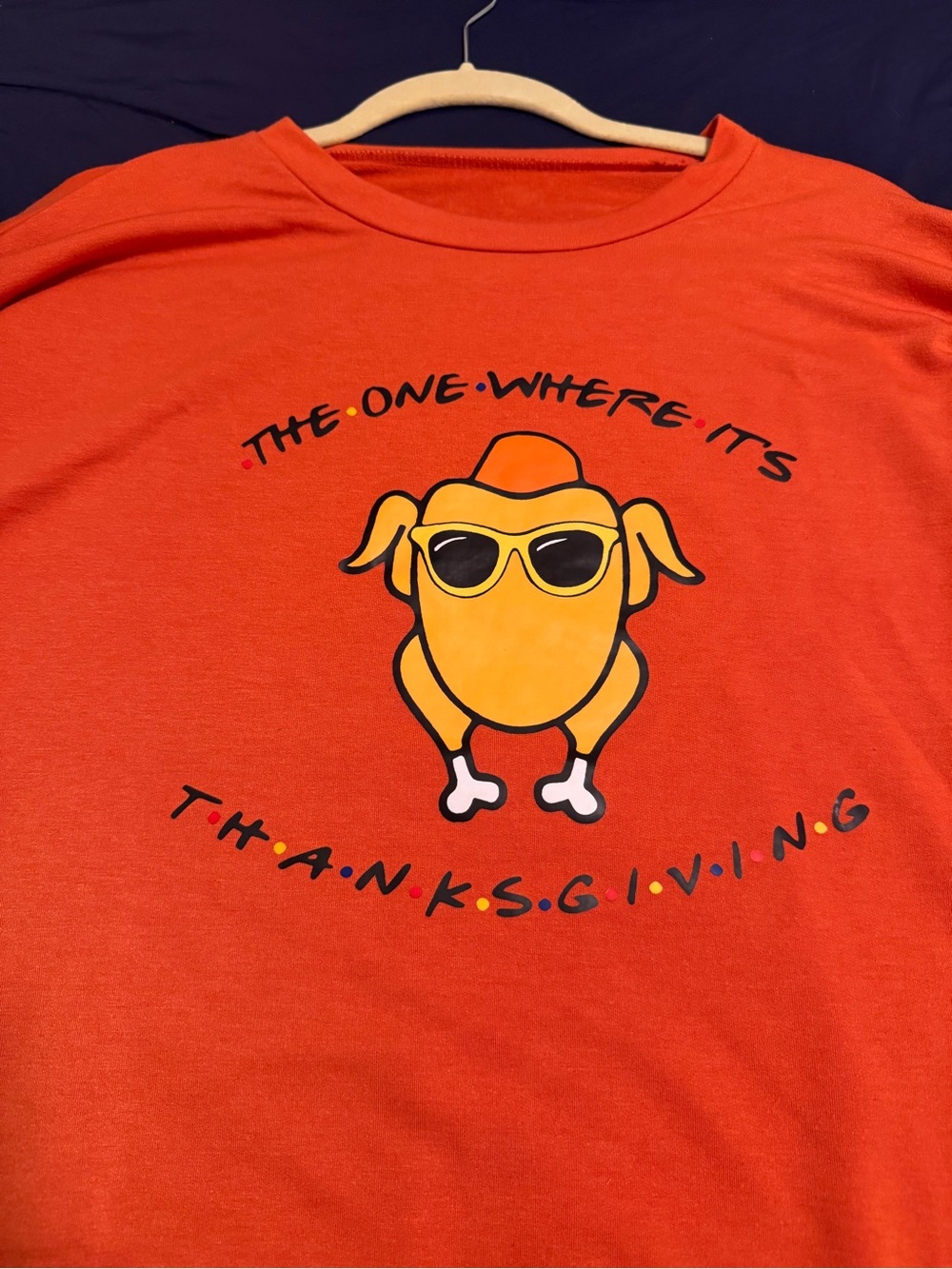 New Friends Theme "The One Where It's Thanksgiving" Graphic Shirt